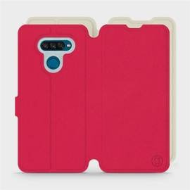 Hülle für LG K50S - Farbe Rot mit Platin