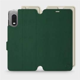 Hülle für Samsung Galaxy Xcover Pro - Farbe Grün mit Platin