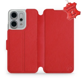 Hülle für OPPO Reno 14 5G - Farbe Red Leather
