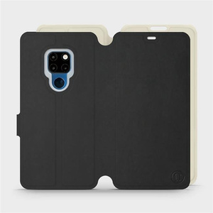 Hülle für Huawei Mate 20 - Farbe Schwarz mit Platin