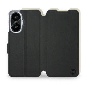 Hülle für Xiaomi POCO F7 - Farbe Schwarz mit Platin