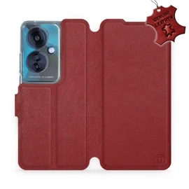 Hülle für OPPO Reno 11F - Farbe Dark Red Leather