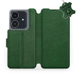 Hülle für Realme Note 60 - Farbe Green Leather