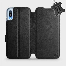 Hülle für Huawei Y6 2019 - Farbe Black Leather