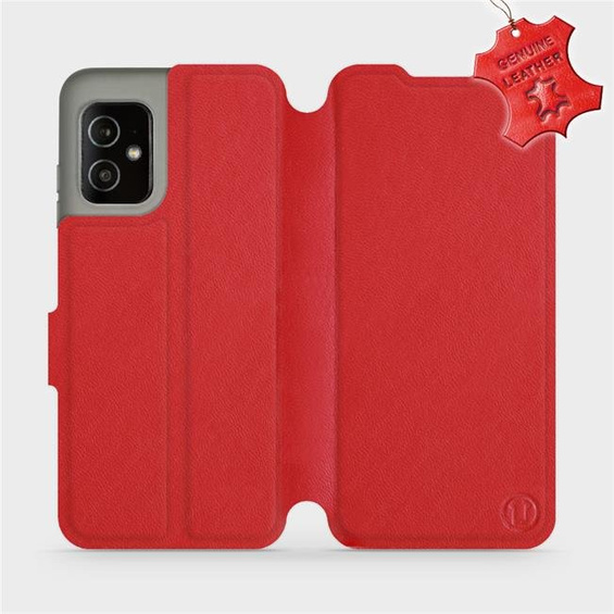 Hülle für Asus Zenfone 8 - Farbe Red Leather