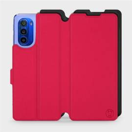 Hülle für Motorola Moto G51 5G - Farbe Rot mit Schwarz