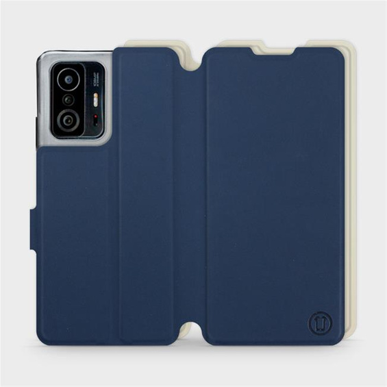 Hülle für Xiaomi 11T Pro - Farbe Marineblau mit Platin