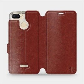 Hülle für Xiaomi Redmi 6 - Farbe Brown&Orange