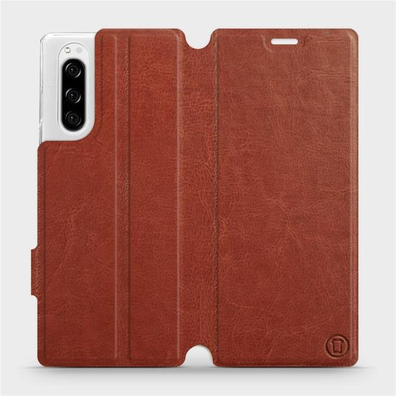 Hülle für Sony Xperia 5 - Farbe Brown&Gray