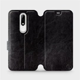 Hülle für Nokia 5.1 Plus - Farbe Black&Orange