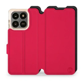 Hülle für Huawei Honor 400 Smart - Farbe Rot mit Schwarz