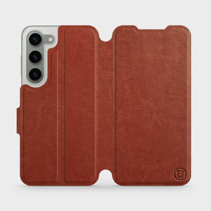 Hülle für Samsung Galaxy S23 - Farbe Brown&Orange