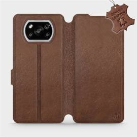 Hülle für Xiaomi POCO X3 NFC - Farbe Brown Leather