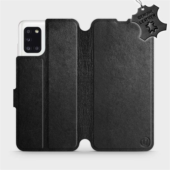 Hülle für Samsung Galaxy A31 - Farbe Black Leather