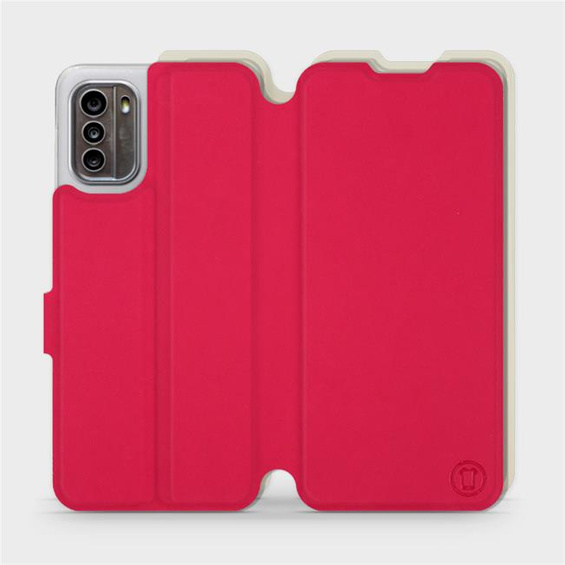 Hülle für Nokia G60 5G - Farbe Rot mit Platin