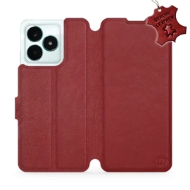 Hülle für Realme C51 - Farbe Dark Red Leather