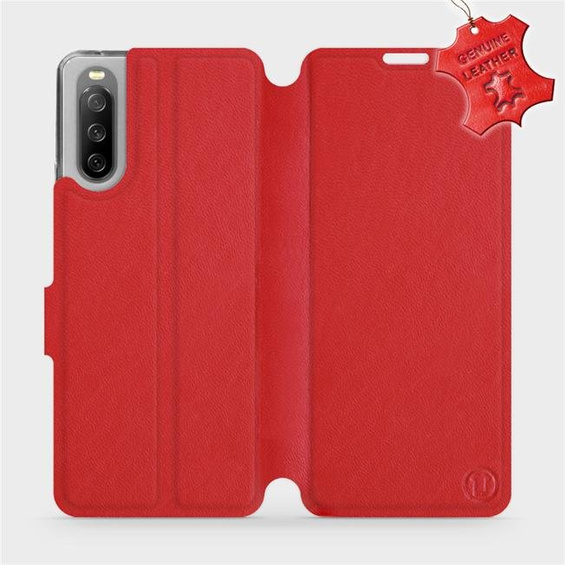 Hülle für Sony Xperia 10 III - Farbe Red Leather