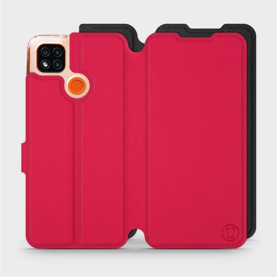 Hülle für Xiaomi Redmi 9C - Farbe Rot mit Schwarz