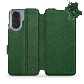 Hülle für Huawei Nova Y70 - Farbe Green Leather