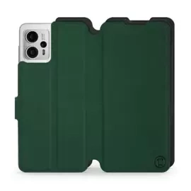 Hülle für Motorola Moto G23 - Farbe Grün mit Schwarz