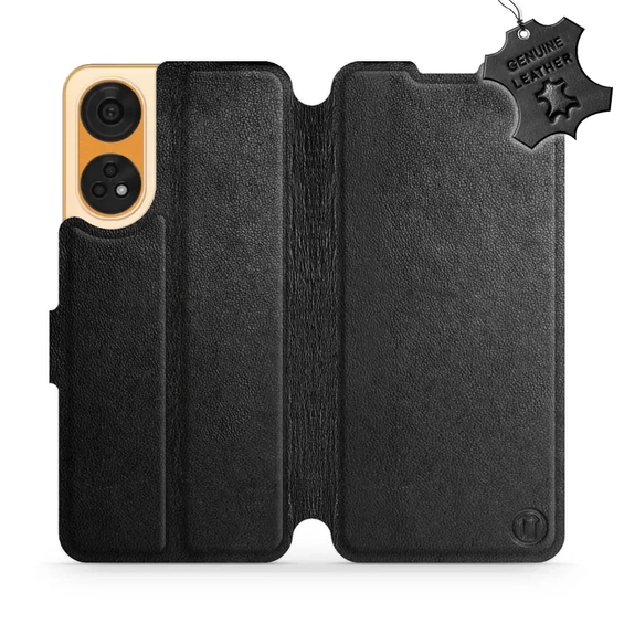 Hülle für OPPO Reno 8T 5G - Farbe Black Leather