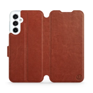 Hülle für Samsung Galaxy M34 5G - Farbe Brown&Orange