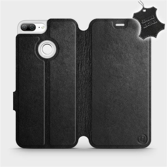 Hülle für Huawei Honor 9 Lite - Farbe Black Leather