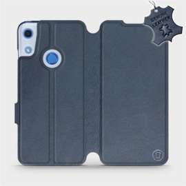 Hülle für Huawei Y6S - Farbe Blue Leather
