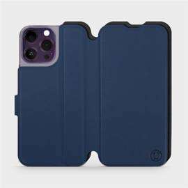 Hülle für Apple iPhone 14 Pro Max - Farbe Marine mit Schwarz