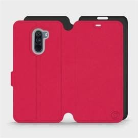 Hülle für Xiaomi Pocophone F1 - Farbe Rot mit Schwarz