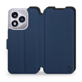 Hülle für Huawei Honor 400 Lite - Farbe Marine mit Schwarz