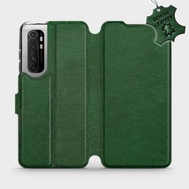 Hülle für Xiaomi Mi Note 10 Lite - Farbe Green Leather