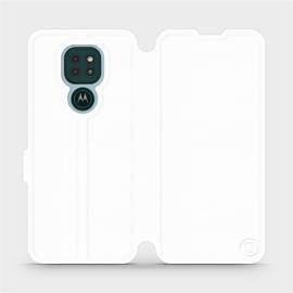 Hülle für Motorola Moto G9 Play - Farbe White&Orange