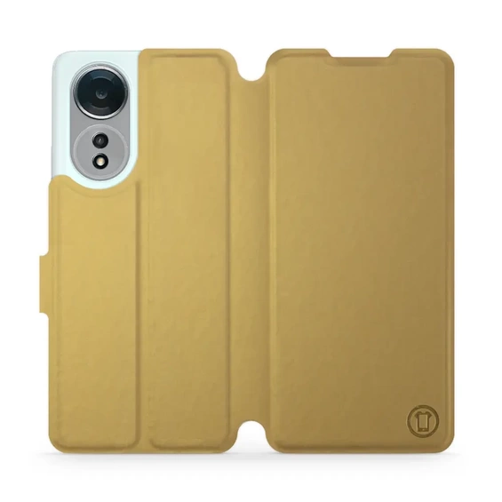 Hülle für OPPO A58 - Farbe Gold&Orange