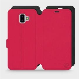 Hülle für Samsung Galaxy J6 Plus 2018 - Farbe Rot mit Schwarz