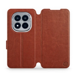 Hülle für Xiaomi Redmi Note 15 Pro Plus 5G - Farbe Brown&Orange