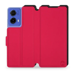 Hülle für Motorola Moto G85 5G - Farbe Rot mit Schwarz