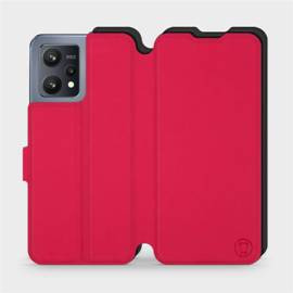Hülle für Realme 9 - Farbe Rot mit Schwarz