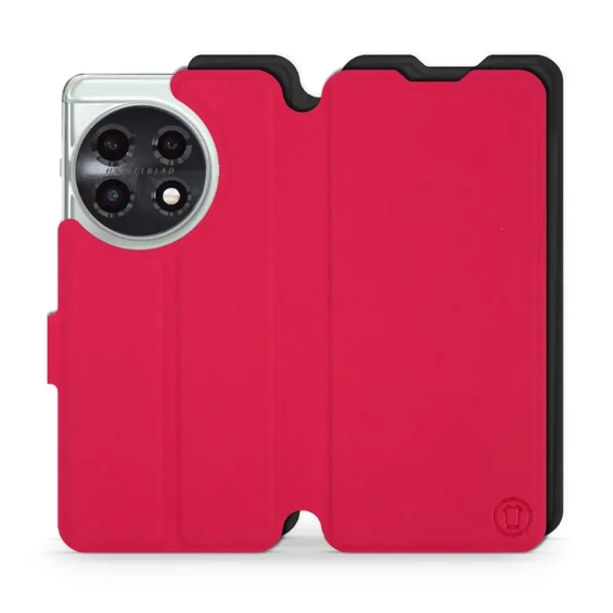 Hülle für OnePlus 11 5G - Farbe Rot mit Schwarz