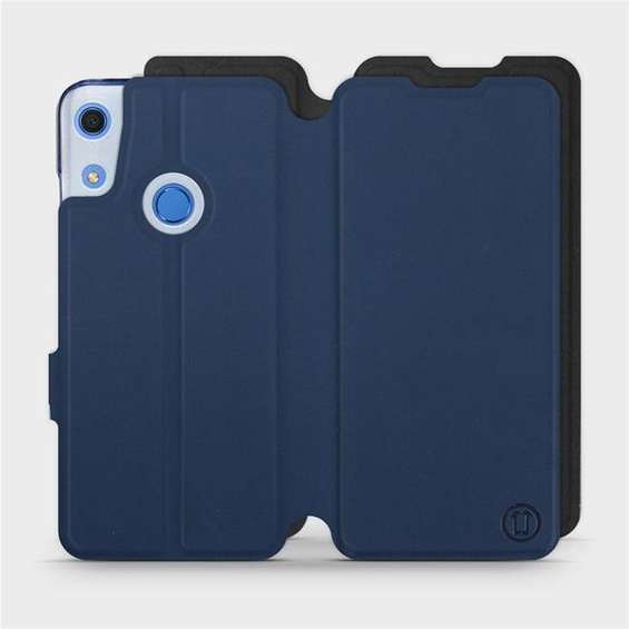 Hülle für Huawei Y6S - Farbe Marine mit Schwarz