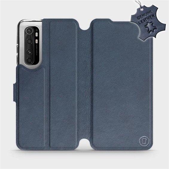 Hülle für Xiaomi Mi Note 10 Lite - Farbe Blue Leather
