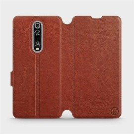 Hülle für Xiaomi Mi 9T - Farbe Brown&Orange