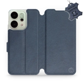Hülle für OPPO Reno 14 Pro 5G - Farbe Blue Leather