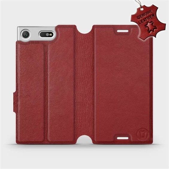 Hülle für Sony Xperia XZ1 Compact - Farbe Dark Red Leather