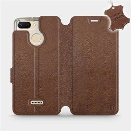 Hülle für Xiaomi Redmi 6 - Farbe Brown Leather