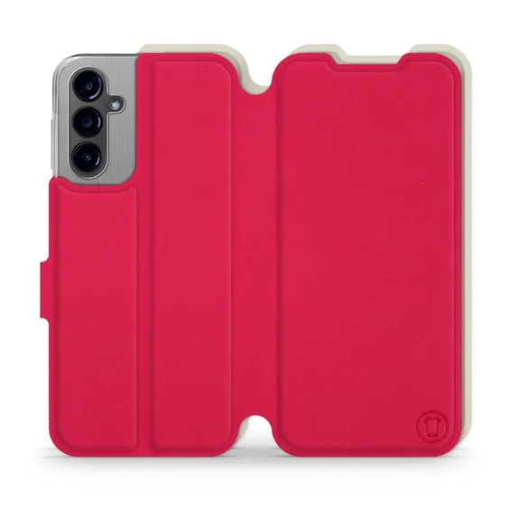 Hülle für Samsung Galaxy A14 4G - Farbe Rot mit Platin