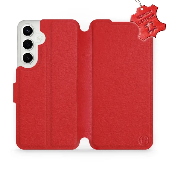 Hülle für Samsung Galaxy S24 Plus - Farbe Red Leather