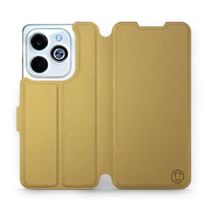 Hülle für Infinix HOT 40i - Farbe Gold&Orange