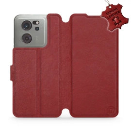 Hülle für Xiaomi 13T Pro - Farbe Dark Red Leather