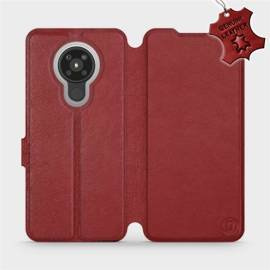 Hülle für Nokia 5.3 - Farbe Dark Red Leather
